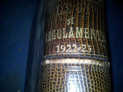 COLECTIUNE DE LEGI SI REGULAMENTE 1922- 1923 foto