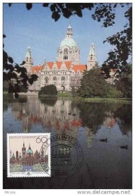 2244 - Germania 1991 - carte maxima foto