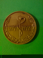 Medalie Medicina Militara, Revista Sanitara Militara , 75 de ani 1897-1972 foto