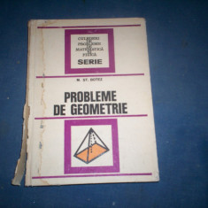 PROBLEME DE GEOMETRIE M ST BOTEZ