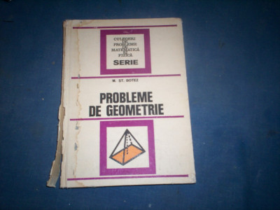 PROBLEME DE GEOMETRIE M ST BOTEZ foto