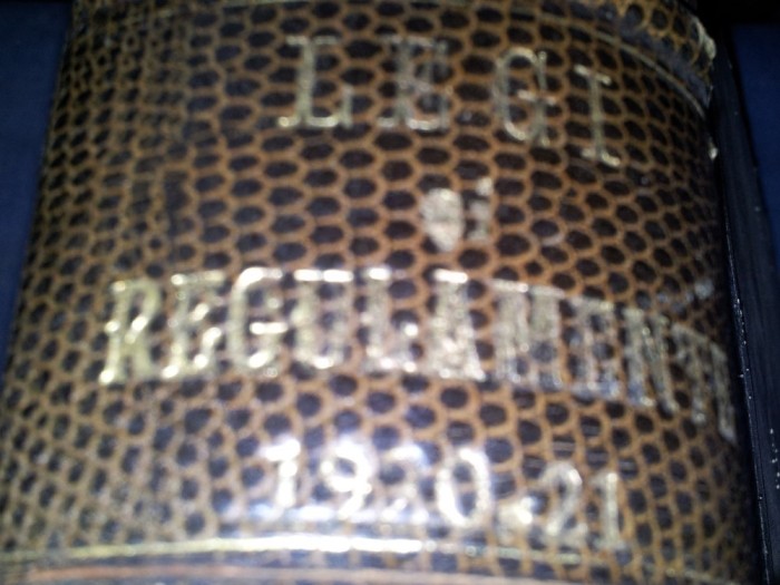 COLECTIUNE DE LEGI SI REGULAMENTE1920- 1921