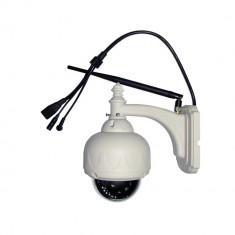 Resigilat - Camera supraveghere cu IP PNI IP641W dome de exterior PTZ conectare wireless sau cablu foto