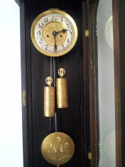 pendula,ceas de perete cu 2 greutati ,Kienzle ,cu garantie si returnabil foto