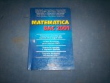 MATEMATICA BAC 2001