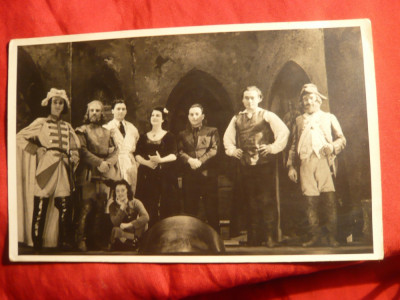 Ilustrata- Fotografie- Piesa Teatru la Liga Culturala 1939 foto