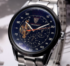 Ceas barbatesc automatic Tevise Blue Moon foto