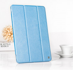 Husa / toc tableta piele HOCO Sugar originala iPAD AIR - smart cover, ALBASTRU foto