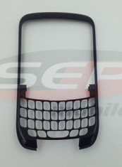 Carcasa fata Blackberry Curve 8520 black originala foto