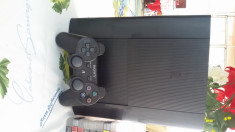 Playstation 3 superslim editie limitata GARANTIE 2 manete Ps3 8 jocuri foto