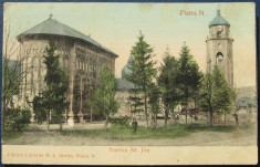 Piatra Neamt,Biserica Sf.Ion,circulata,1901 foto