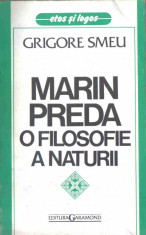 Carte 026- Grigore Smeu - Marin Preda o filosofie a naturii foto