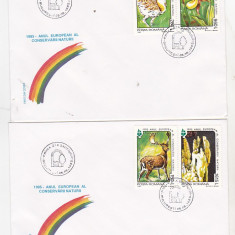 bnk fil FDC Romania 1995 - Anul european al conservarii naturii - LP1381
