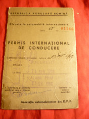 Permis International de Conducere 1957 foto