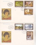 bnk fil FDC Romania 1987 - Reproduceri de arta - LP1177