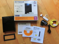 ROUTER WiFi NETGEAR N300: - SET: ROUTER WNB2100 + USB ADAPTER WN111 foto