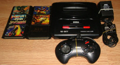 Sega Mega Drive + 6 Jocuri foto