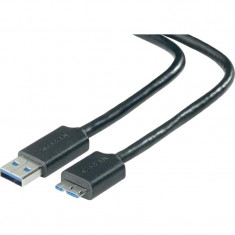 BELKIN Cablu date USB 3.0 - microUSB 3.0 1.8m Black foto