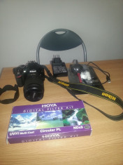 kit Nikon D3200 + obiectiv 18-105 + set curatare + set fitre hoya foto