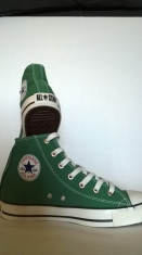 Tenesi Converse All Star verde foto