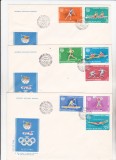 Bnk fil FDC Romania 1988 - JO de vara Seul - LP1208