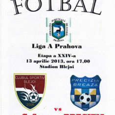 Program meci fotbal CS BLEJOI - PRECIZIA BREAZA 13.04.2013