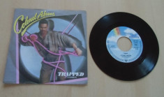 Colonel Abrams - Trapped (1985, MCA) Disc vinil single 7&amp;quot; hit Italo-Disco foto