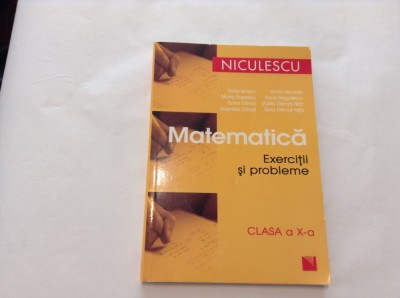 PETRE SIMION MATEMATICA EXERCITII SI PROBLEME CLASA A X-A ,RF2 foto