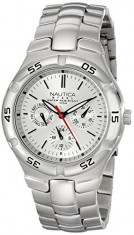 Nautica Men&amp;#039;s N10074 Silver-Tone Stainless | 100% original, import SUA, 10 zile lucratoare a12107 foto