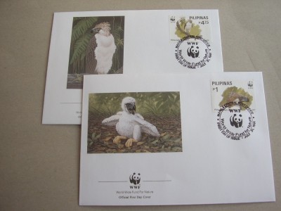 Filipine 1991 fauna pasari MI 2038-2041 plicuri FDC w09 foto