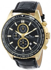 Lucien Piccard Men&amp;#039;s LP-12552-YG-01-BK Cartagena | 100% original, import SUA, 10 zile lucratoare a12107 foto