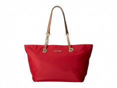 Geanta Calvin Klein Nylon Chain Tote | 100% original, import SUA, 10 zile lucratoare z12107 foto