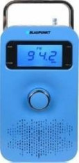 Blaupunkt Portable Radio PP10BL, FM PLL SD/USB/AUX with battery, blue foto