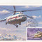 bnk fil - URSS Russia - aerofilatelie - maxima - elicopter Mi 8