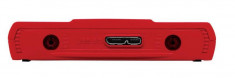 Hard disk extern Verbatim GT SuperSpeed, 1TB, 2.5 inch, USB 3.0, rosu foto