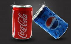 Radio, Mini Boxa MP3 in forma de doza Pepsi Coca Cola Heineken 04056 foto
