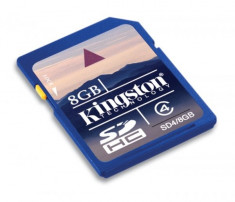 Card memorie Kingston 8GB SDHC Class 4 Flash Card foto