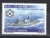 URUGUAY 2001, Vapoare, serie neuzata, MNH