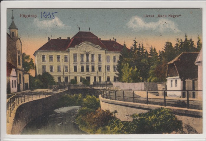 FAGARAS, LICEUL &quot;RADU NEGRU&quot; EDITURA I. HATIEGAN , FAGARAS , CIRCULATA