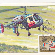 bnk fil - URSS Russia - aerofilatelie - maxima - elicopter Ka 26