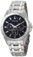 Bulova Men&amp;#039;s 96C107 Black Dial | 100% original, import SUA, 10 zile lucratoare a22207 foto