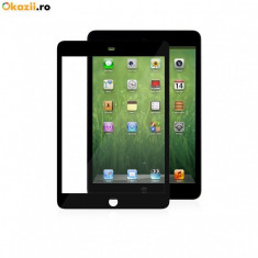 Folie iPad Mini 1 2 3 iVisor AG Mata Rama Neagra by Moshi foto