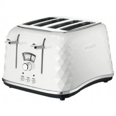 Prajitor de paine DeLonghi Brillante CTJ 4003.BK, Alb foto