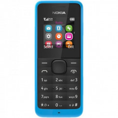 Telefon mobil Nokia 105, Cyan foto