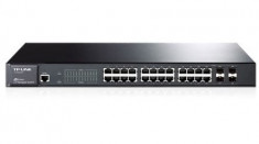 Switch TP-LINK TL-SG3424, 24 port x 10/100/1000 Mbps, management foto