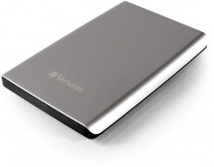 Hard disk extern Verbatim Store n Go Ultra Slim, 500GB, 2.5 inch, USB 3.0, argintiu foto