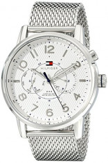 Tommy Hilfiger Men&amp;#039;s 1791087 Silver-Tone | 100% original, import SUA, 10 zile lucratoare a22207 foto