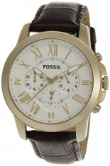 Fossil FS4767 Grant Brown Leather | 100% original, import SUA, 10 zile lucratoare a22207 foto