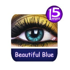 Lentile de contact colorate Beautiful Blue. foto