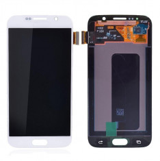 Ansamblu LCD Display Laptop Touchscreen touch screen Samsung Galaxy S6 White Alb ORIGINAL foto